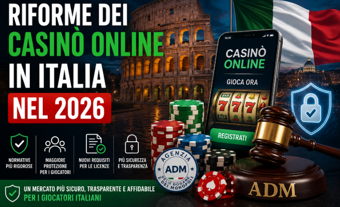 Riforme dei Casinò Online in Italia nel 2026
