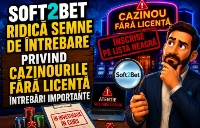 Investigația Soft2Bet reaprinde dezbaterea privind protecția jucătorilor și jocurile de noroc fără licență