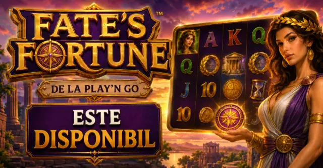 Fate's Fortune de la Play'n GO este acum disponibil: un nou slot inspirat din mitologia greacă