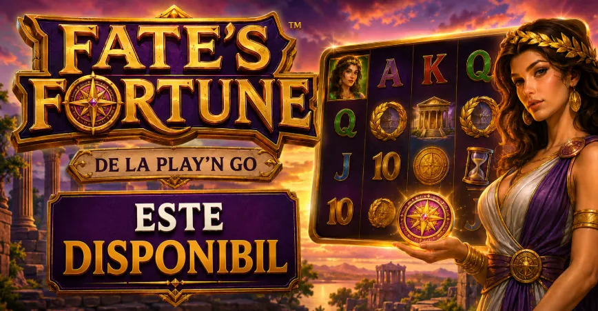 Fate's Fortune de la Play'n GO este acum disponibil: un nou slot inspirat din mitologia greacă