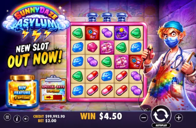Sunnydaze Asylum di Pragmatic Play porta il brivido dell'horror con una vincita massima di 10.000x