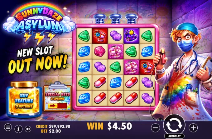 Sunnydaze Asylum di Pragmatic Play porta il brivido dell'horror con una vincita massima di 10.000x