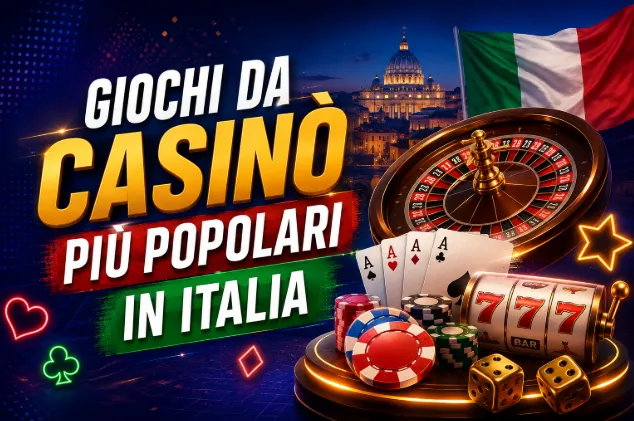 Giochi da Casinò Più Popolari in Italia