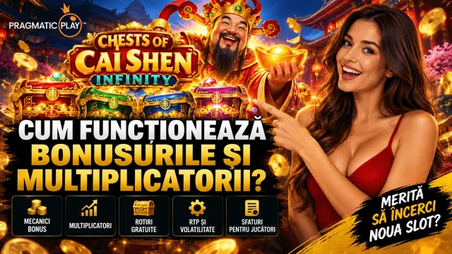 Chests of Cai Shen – Infinity: Cum Funcționează Bonusurile și Multiplicatorii?